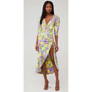 FOR LOVE & LEMONS CASSIA MIDI DRESS Size XS